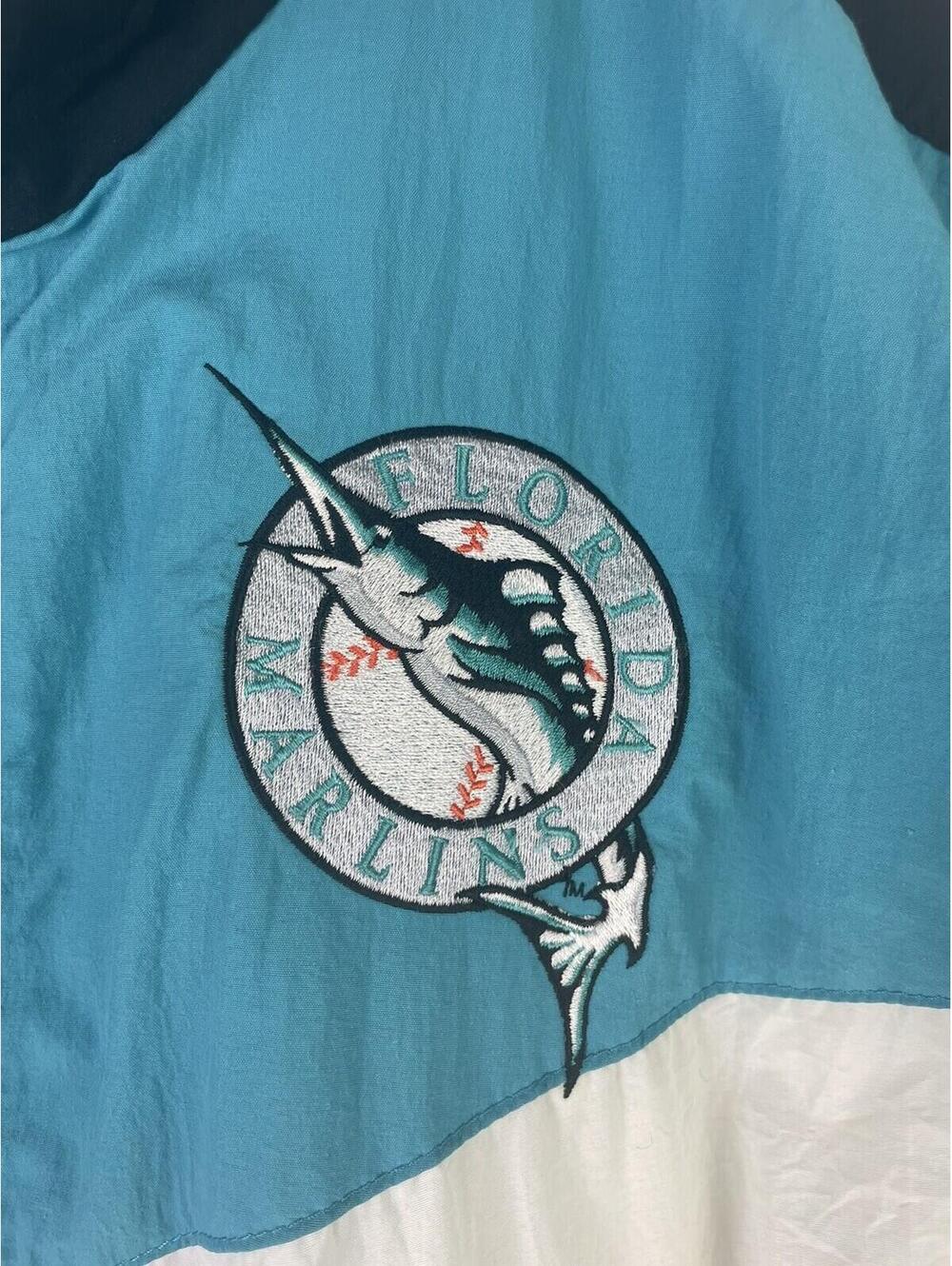 Vintage Shain of Canada Florida Marlins Jacket  Sz M READ - Picture 6 of 13